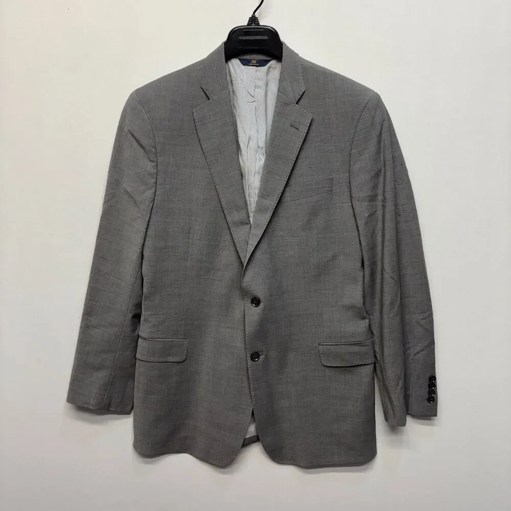 Brook Brothers Explorer Fitzgerald Fit Blazer Jacket Size 43L Wool Blend C085 27